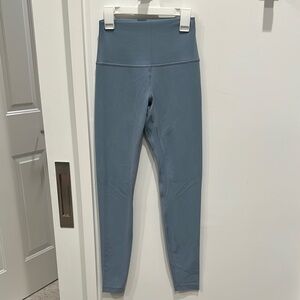 NWOT Lululemon Athletica Blue High-Waisted Leggings sz4